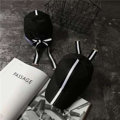 Palarie sport dama cu vizor si cravate lungi colorate in mai multe culori