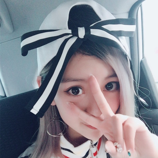 Palarie sport dama cu vizor si cravate lungi colorate in mai multe culori