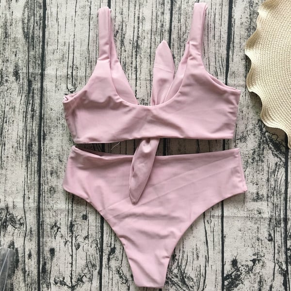 Costum de baie blând din două piese pentru doamne