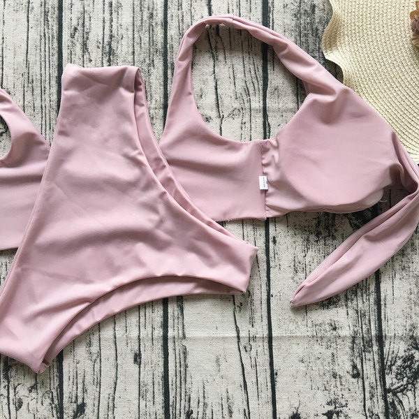 Costum de baie blând din două piese pentru doamne