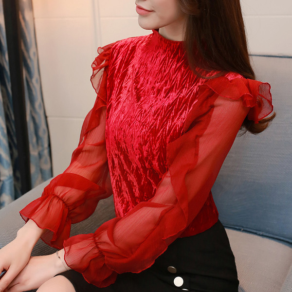 Bluză de damă elegantă și elegantă, în mai multe culori