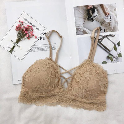 Bustiera tip sutien din dantela cu cravate