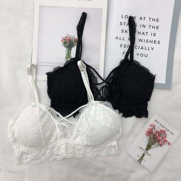 Bustiera tip sutien din dantela cu cravate