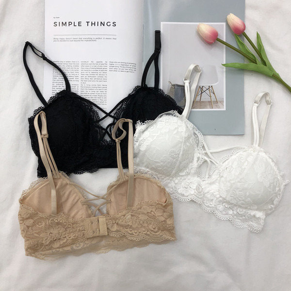 Bustiera tip sutien din dantela cu cravate