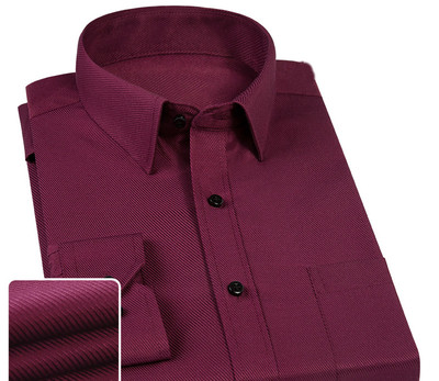 Σπορ-κομψό ανδρικό πουκάμισο με τσέπη σε διάφορα χρώματα