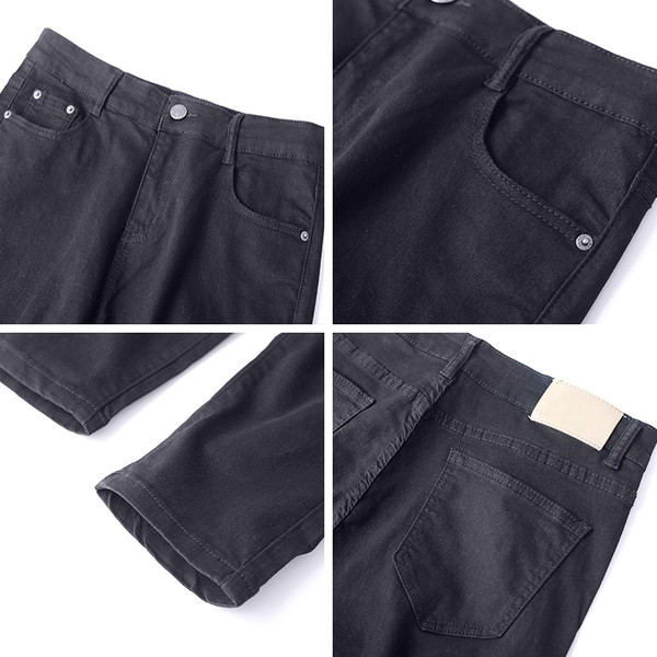 Modern férfi farmer, szakadt motívummal három színben