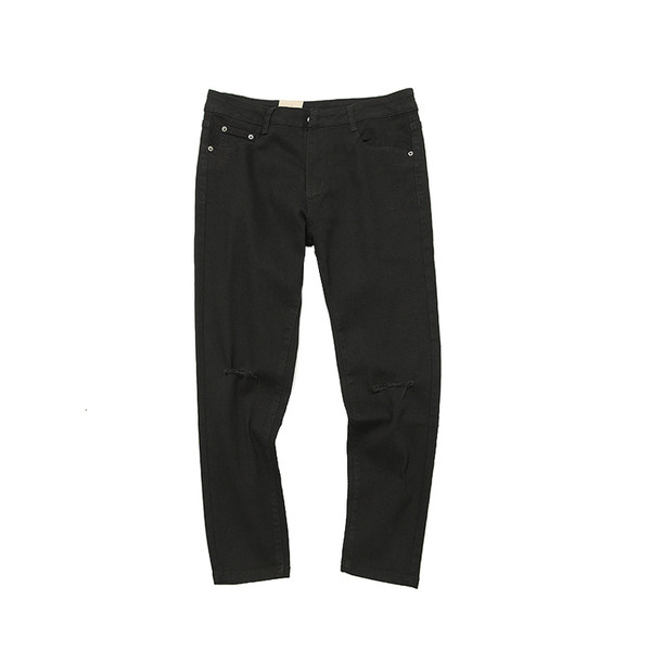 Modern férfi farmer, szakadt motívummal három színben