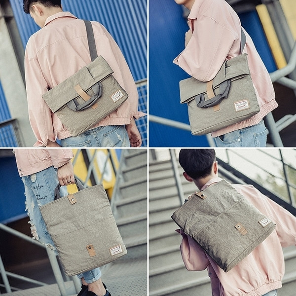 Ανδρική τσάντα με μακρά λαβή 