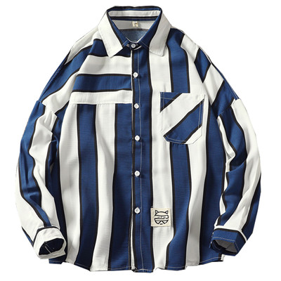 Μοντέρνο πουκάμισο ατόμων σε δύο χρώματα