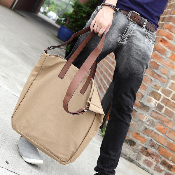 Geantă mare pentru bărbați cu mâner de umăr extra lung