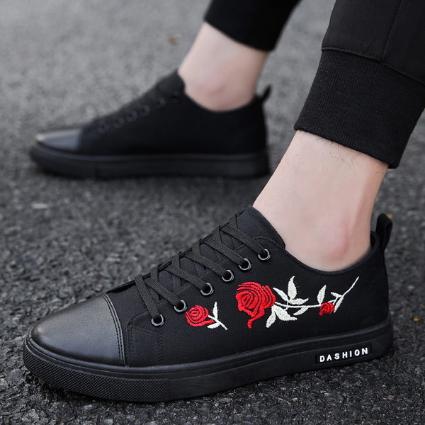 Pantofi barbatesti sport si eleganti cu sireturi pentru adidasi cu imprimeu de actualitate