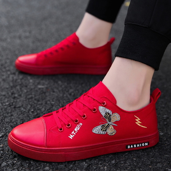 Pantofi barbatesti sport si eleganti cu sireturi pentru adidasi cu imprimeu de actualitate