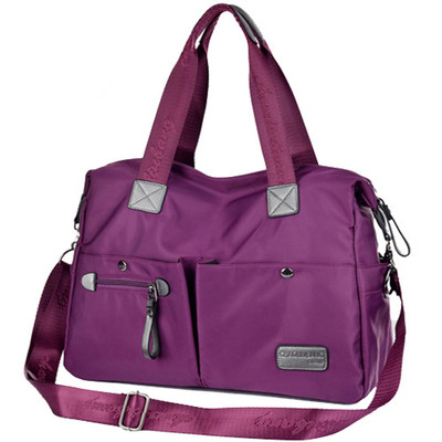 Τσάντα με εξωτερικές τσέπες και μακριές λαβές για άντρες και γυναίκες με διαφορετικά χρώματα