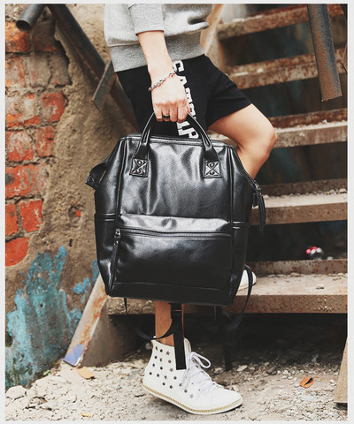 Geanta rucsac barbati din piele ecologica