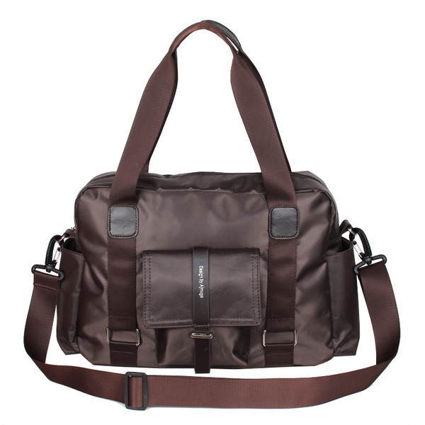 Ανδρική καθημερινή τσάντα σε δύο χρώματα με πολύ μακριά λάβη