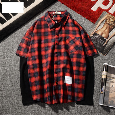 Αθλητικό κομψό πουκάμισο με κοντό μανίκι