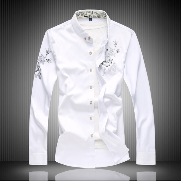 Мъжка риза в различни цветове с декорации, подходяща за всеки повод