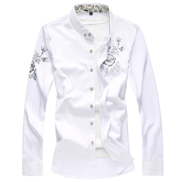 Мъжка риза в различни цветове с декорации, подходяща за всеки повод