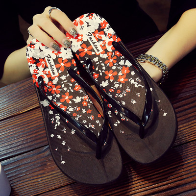 Papuci dama in mai multe culori cu motive florale