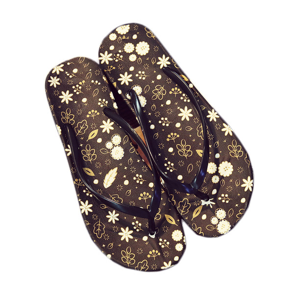 Papuci dama in mai multe culori cu motive florale