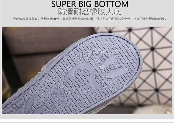 Papuci pufosi de dama in diferite culori