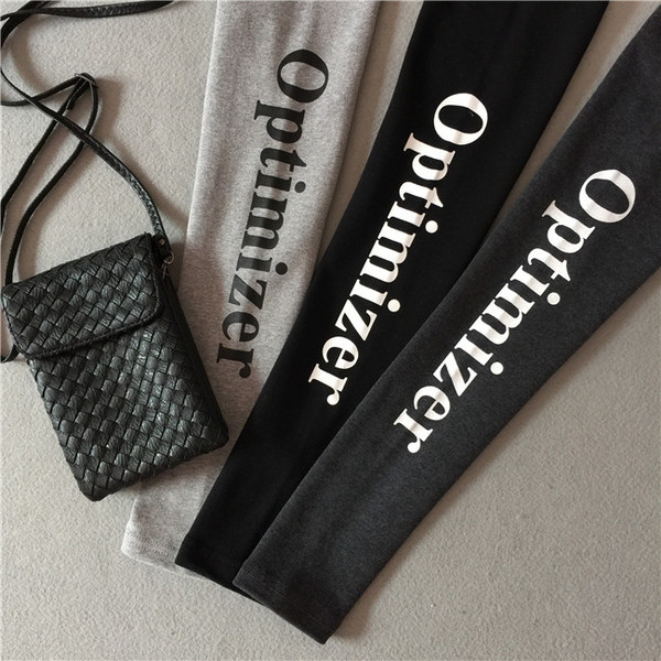 Napi női leggings négy színben felirattal