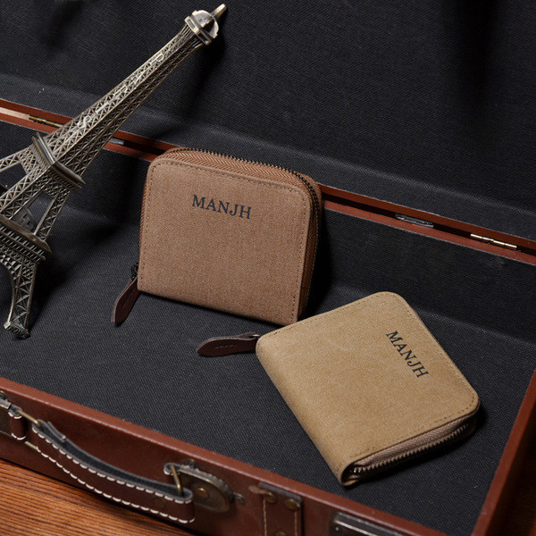 Stílusos férfi pénztárca két színben