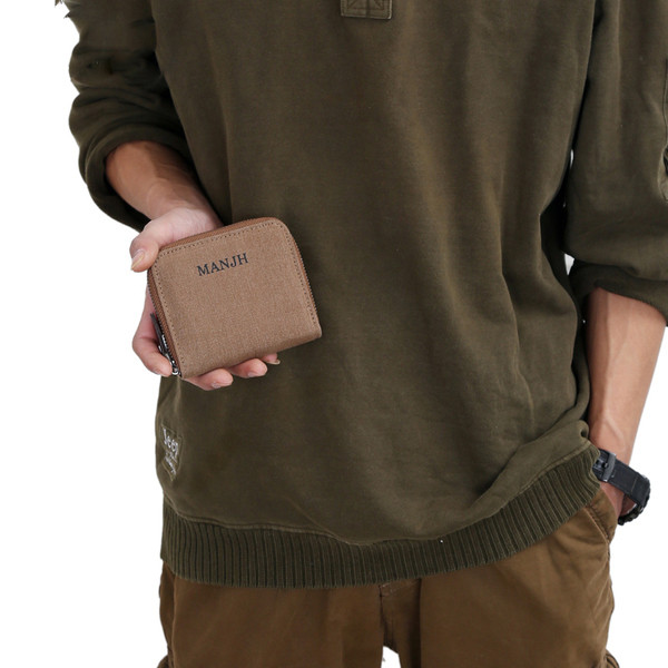 Stílusos férfi pénztárca két színben