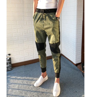 Ανδρικά αθλητικά casual παντελόνια με έγχρωμη εκτύπωση σε διάφορα χρώματα
