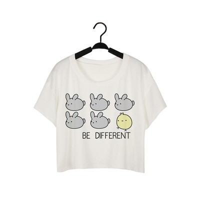 Γυναικεία μπλούζα με κοντό μανίκι και έγχρωμη εκτύπωση - πολλά σχέδια