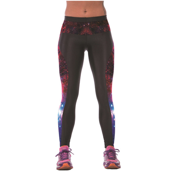 Jambiere sport extensibile dama cu modele colorate - 4 modele