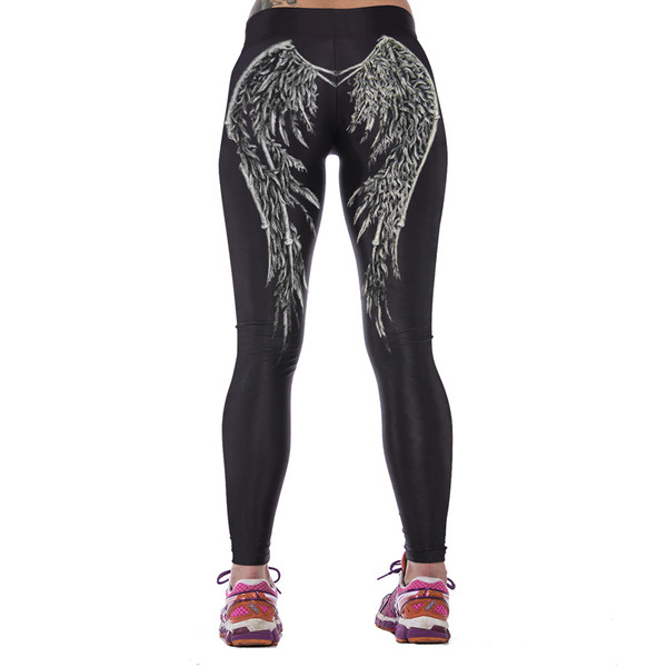 Jambiere sport extensibile dama cu modele colorate - 4 modele