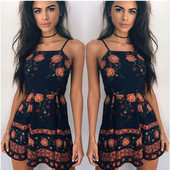 Rochie de dama cu motive florale