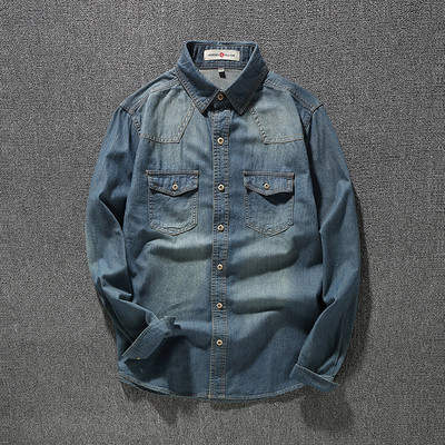 Αθλητικό κομψό ανδρικό πουκάμισο  σε τρία χρώματα