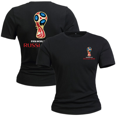 T-Shirts για το Παγκόσμιο Κύπελλο στη Ρωσία 2018 - καλοκαιρινά κοντά μανίκια, διαφορετικά σχέδια σε κίτρινο, κόκκινο, μπλε και π