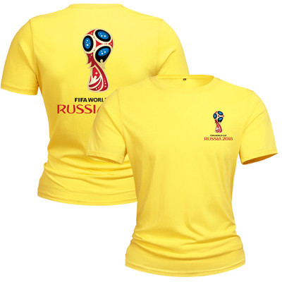 T-Shirts για το Παγκόσμιο Κύπελλο στη Ρωσία 2018 - καλοκαιρινά κοντά μανίκια, διαφορετικά σχέδια σε κίτρινο, κόκκινο, μπλε και π