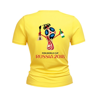 T-Shirts για το Παγκόσμιο Κύπελλο στη Ρωσία 2018 - καλοκαιρινά κοντά μανίκια, διαφορετικά σχέδια σε κίτρινο, κόκκινο, μπλε και π