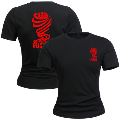 T-Shirts για το Παγκόσμιο Κύπελλο στη Ρωσία 2018 - καλοκαιρινά κοντά μανίκια, διαφορετικά σχέδια σε κίτρινο, κόκκινο, μπλε και π