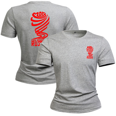 T-Shirts για το Παγκόσμιο Κύπελλο στη Ρωσία 2018 - καλοκαιρινά κοντά μανίκια, διαφορετικά σχέδια σε κίτρινο, κόκκινο, μπλε και π