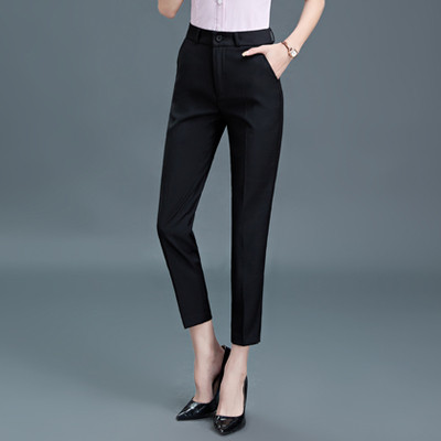 Γυναικεία κομψά ψηλά παντελόνια σε τρία χρώματα