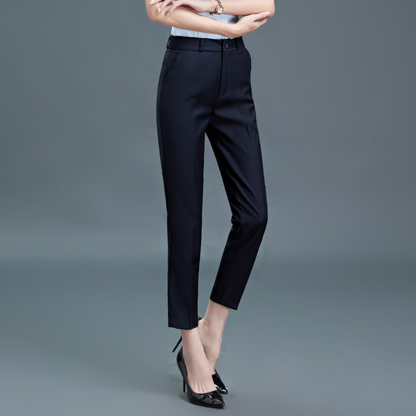 Γυναικεία κομψά ψηλά παντελόνια σε τρία χρώματα