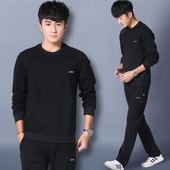 Set curat pentru bărbați, potrivit pentru sporturile de zi cu zi, din două părți-bluză + pantaloni în mai multe culori