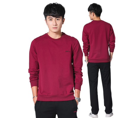 Set curat pentru bărbați, potrivit pentru sporturile de zi cu zi, din două părți-bluză + pantaloni în mai multe culori