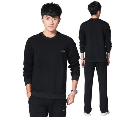 Set curat pentru bărbați, potrivit pentru sporturile de zi cu zi, din două părți-bluză + pantaloni în mai multe culori