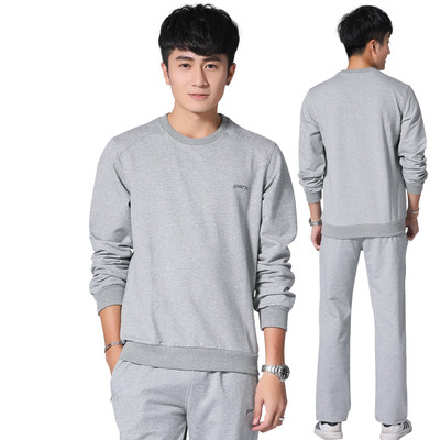 Set curat pentru bărbați, potrivit pentru sporturile de zi cu zi, din două părți-bluză + pantaloni în mai multe culori