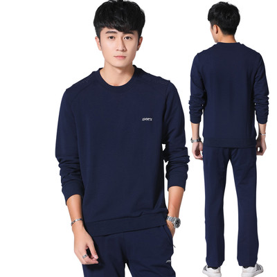 Set curat pentru bărbați, potrivit pentru sporturile de zi cu zi, din două părți-bluză + pantaloni în mai multe culori