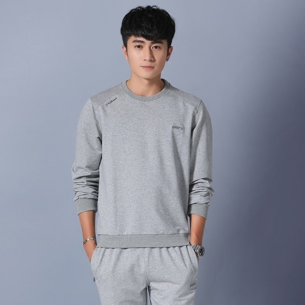 Set curat pentru bărbați, potrivit pentru sporturile de zi cu zi, din două părți-bluză + pantaloni în mai multe culori