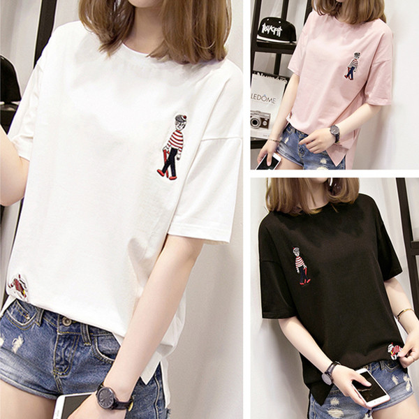 Alkalmi női blúz 3/4 ujjal, mini rátéttel több színben