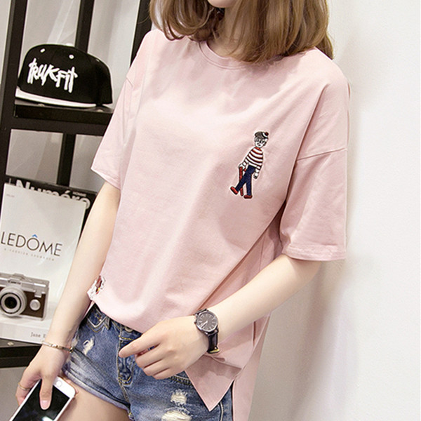 Alkalmi női blúz 3/4 ujjal, mini rátéttel több színben