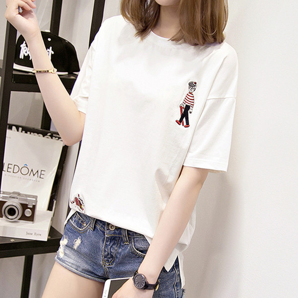 Alkalmi női blúz 3/4 ujjal, mini rátéttel több színben